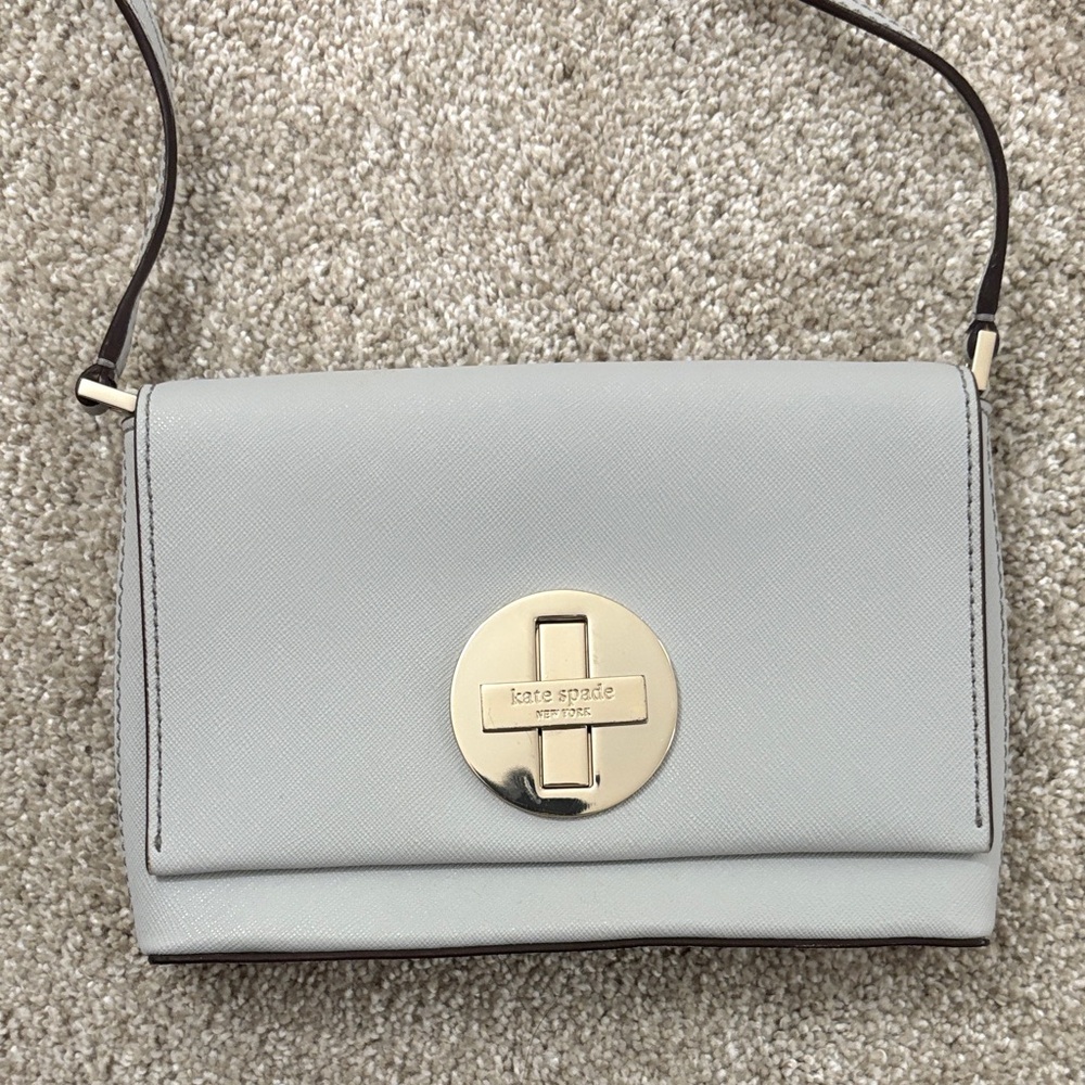 Kate Spade Light Gray Crossbody Bag